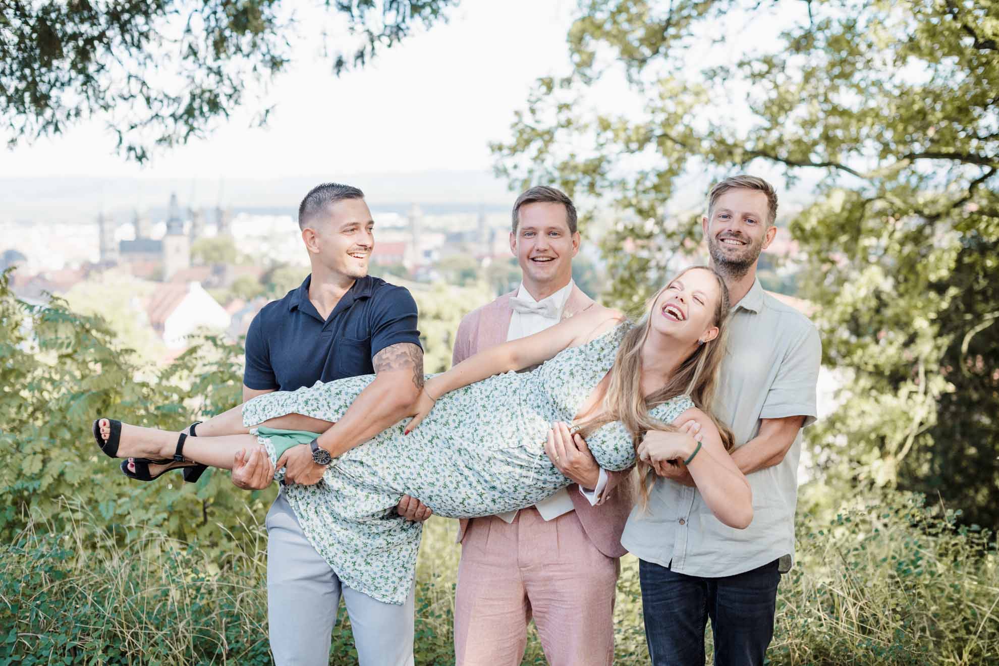 Hochzeit, Bamberg, Feier, Villa Remeis, Gaeste, Braeutigam