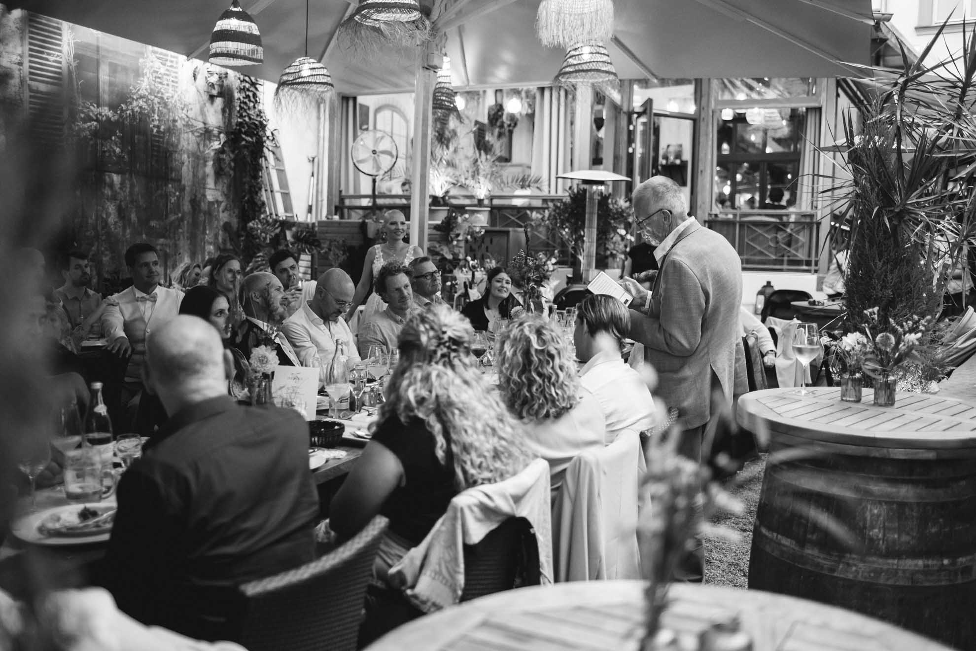 Hochzeit, Brautpaar, Feier, Bamberg, Bolero, Rede