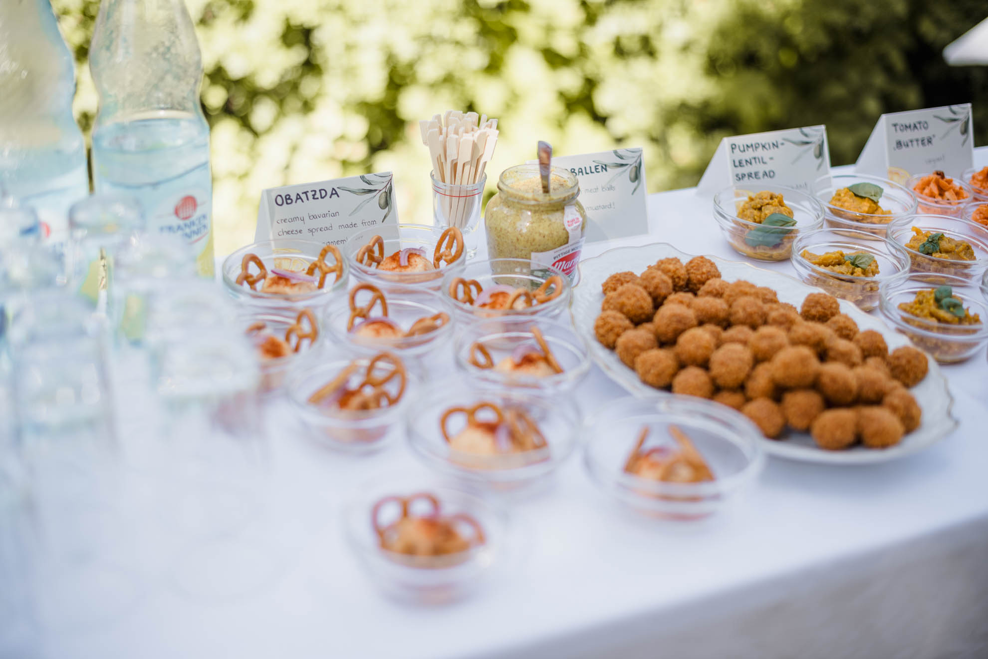 Hochzeit, Bamberg, Feier, Villa Remeis, Essen, Getraenke