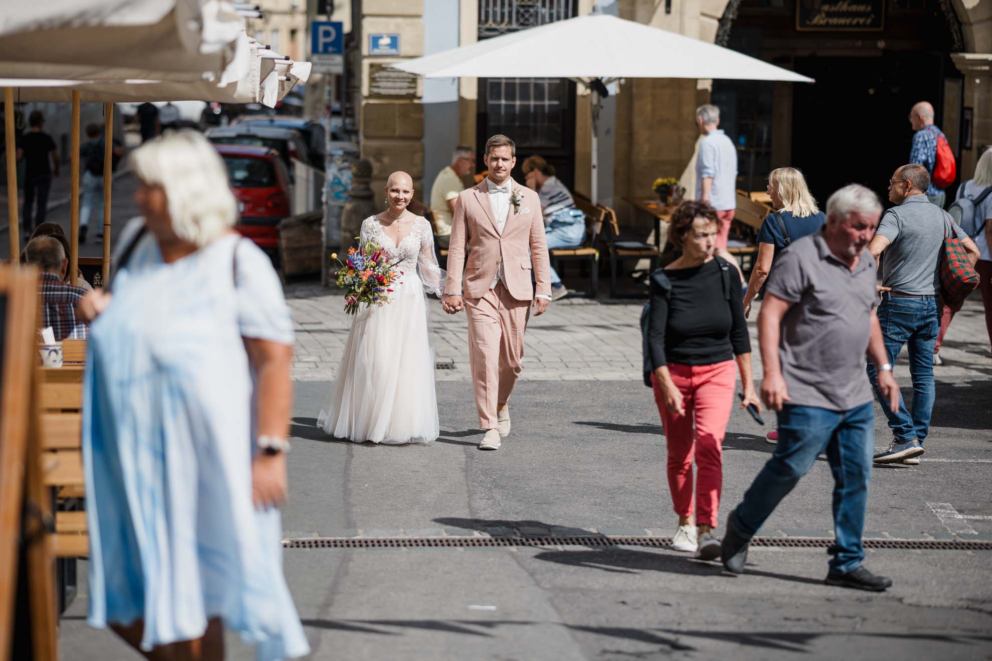 Hochzeit, Brautpaar Shooting, Bamberg, Domberg