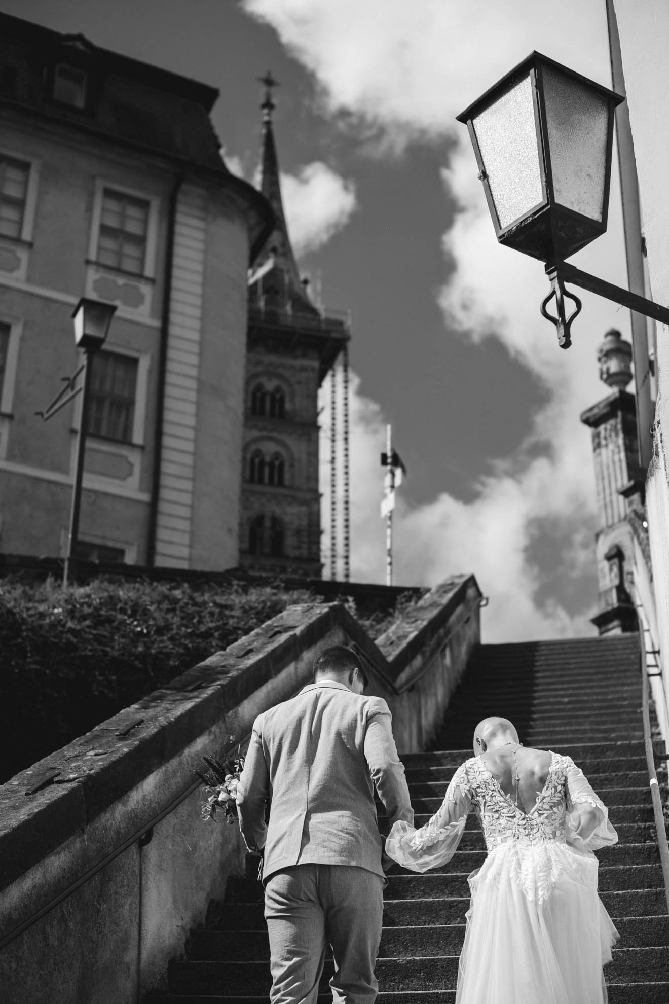 Hochzeit, Brautpaar Shooting, Bamberg, Domberg